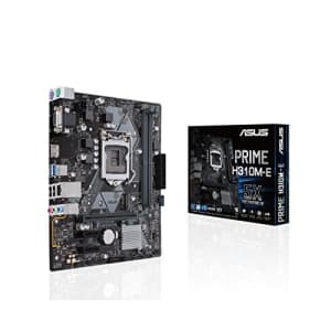 ASUS Prime H310M-E LGA1151 (300 Series) DDR4 HDMI VGA mATX Motherboard (PRIME H310M-E) for $159 ASUS Prime H310M-E LGA1151 (300 Series) DDR4 HDMI VGA mATX Motherboard (PRIME H310M-E) for $159