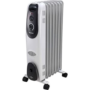 Pelonis Automatic Ultra Quiet 7 Fin, Oil-Filled Electric Radiator Heater with Adjustable Thermostat for $115