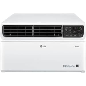 LG LW8022IVSM Window Air Conditioner 8000 Cooling BTU, 340 sq. ft. Cooling Area, Works with Google for $349