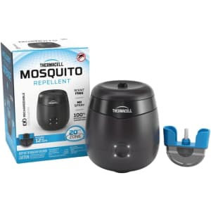 Thermacell Patio Shield Mosquito Repellent E-Series Rechargeable Repellent for $30 Thermacell Patio Shield Mosquito Repellent E-Series Rechargeable Repellent for $30