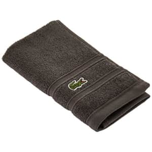 Lacoste Croc Towel, 100% Cotton, 650 GSM, 13"x13" Wash Towel, Cliff for $11