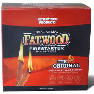 Better Wood Products 10-lbs. Fatwood Firestarter Box for $26