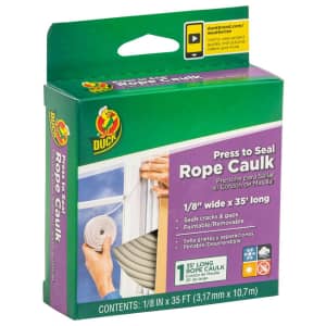 Duck 35-Foot Press to Seal Rope Caulk for $9