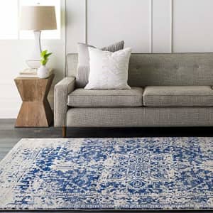 Artistic Weavers Janine Navy Blue Updated Traditional Area Rug 5'3" x 7'3 for $118 Artistic Weavers Janine Navy Blue Updated Traditional Area Rug 5'3" x 7'3 for $118