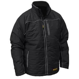 DEWALT DCHJ075B-S Heated Quilted Soft Shell Jacket, S, Black for $206