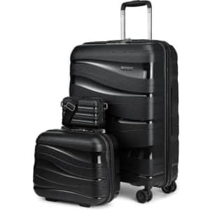 Melalenia 20" Carry-On Luggage Set for $70