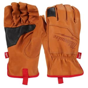 Milwaukee Men's Goatskin Leather Gloves for $11 Milwaukee Men's Goatskin Leather Gloves for $11
