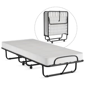 Gymax Rollaway Folding Bed with Memory Foam Mattress for $200