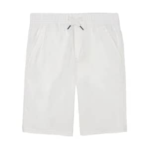 Tommy Hilfiger Boys' Pull-on Woven Short, Drawstring Closure, Fresh White Solid for $49 Tommy Hilfiger Boys' Pull-on Woven Short, Drawstring Closure, Fresh White Solid for $49