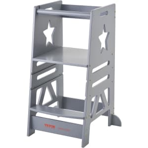 Vevor Kids' Bamboo Tower Step Stool for $31 Vevor Kids' Bamboo Tower Step Stool for $31
