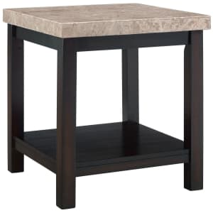 Picket House Furnishings Caleb Marble-Top End Table for $96 Picket House Furnishings Caleb Marble-Top End Table for $96