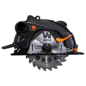 WEN 36725 12A 7-1/4-Inch Sidewinder Circular Saw with 2-1/2-Inch Cutting Depth,Black for $37