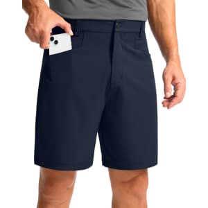 Pudolla Men's 7" Casual Golf Shorts for $15 Pudolla Men's 7" Casual Golf Shorts for $15