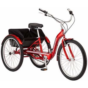 Schwinn Meridian Deluxe Adult Trike, Three Wheel Cruiser Bike, 3-Speed, 26-Inch Wheels, Cargo for $683