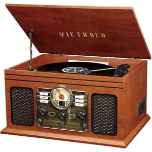 Victrola Nostalgic 6-in-1 Bluetooth Record Player for $100