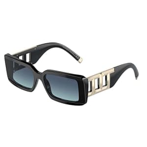 Tiffany & Co. Woman Sunglasses Black Frame, Azure Gradient Blue Lenses, 62MM for $127