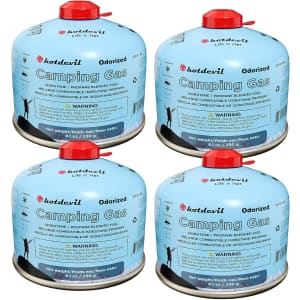 Hotdevil 40% Isobutane Fuel 230g Canister 4-Pack for $23
