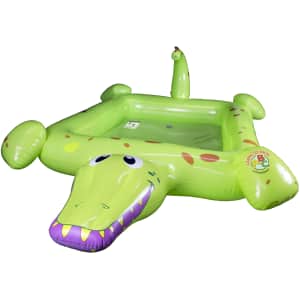 Poolmaster Crocodile Spray Inflatable Kiddie Pool for $10 Poolmaster Crocodile Spray Inflatable Kiddie Pool for $10