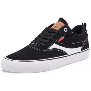 Levi's Men's Lance Perforated Faux-Leather Low Top Skate Sneakers (larger sizes) for $22