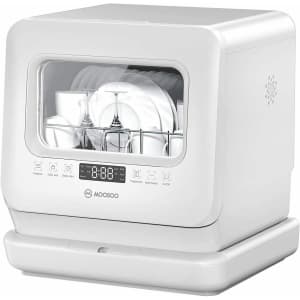 MooSoo 6 in 1 Portable Countertop Compact Dishwasher for $184 MooSoo 6 in 1 Portable Countertop Compact Dishwasher for $184