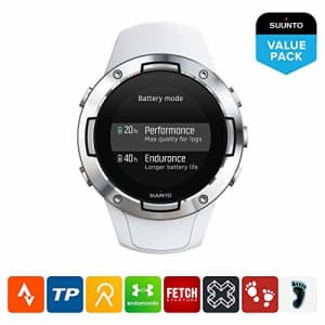 Suunto 5, Lightweight and Compact GPS Sports Watch with 24/7, Activity Tracking and Wrist-Based for $269