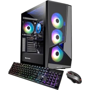 iBuyPower 10th-Gen. i3 Desktop PC w/ NVIDIA GeForce GTX 1650 for $610
