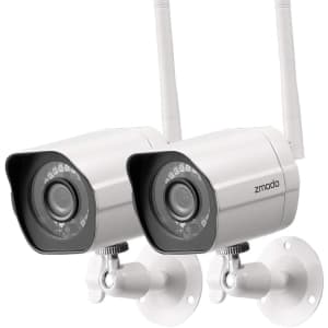 Zmodo 1080p Wireless Security Camera 2-Pack for $40