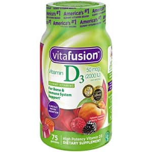 Vitafusion Vitamin D3 Gummy Vitamins, 75 Count, Pack of 3 for $27