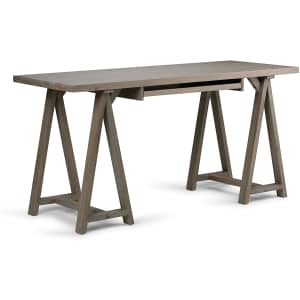 Simpli Home Sawhorse 60" Wide Desk for $232