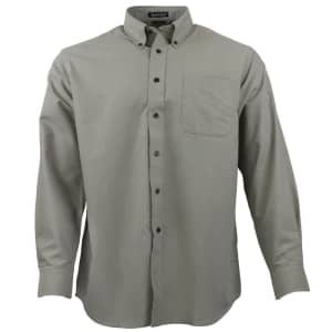 River's End Men's Color Rich Oxford Button Up Shirt for $8