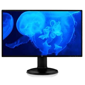 V7 27" QHD 2560 x 1440 Widescreen LED Monitor, Height Adjustable, DP, HDMI, Speakers - L27HAS2K-2N for $199