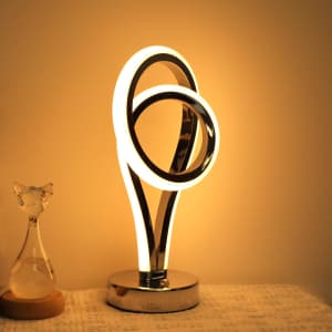 Energetic Modern Spiral LED Table Lamp for $24 Energetic Modern Spiral LED Table Lamp for $24