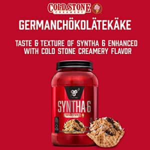 BSN Syntha-6 Whey Protein Powder, Cold Stone Creamery- Germanchkoltekke Flavor, Micellar Casein, for $87