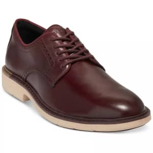 Cole Haan Men's The Go-To Plain-Toe Oxford Dress Shoes for $70