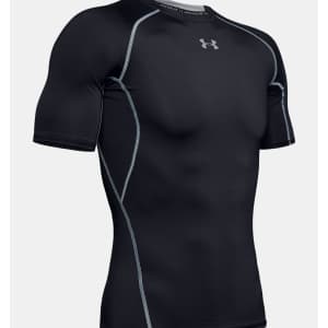 Under Armour Men's HeatGear Armour Compression Shirt (Large Sizes) for $9
