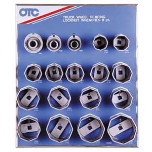 OTC 9851 8-Point Wheel Bearing Locknut Socket Set with Tool Board for $1,233 OTC 9851 8-Point Wheel Bearing Locknut Socket Set with Tool Board for $1,233