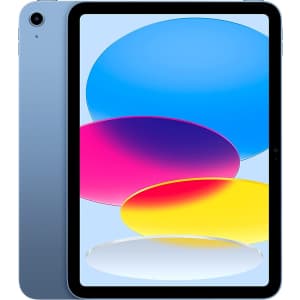 10th-Gen. Apple iPad 10.9" WiFi Tablet (2022) From $349