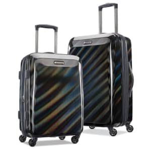 American Tourister Moonlight 2-Piece Spinner Luggage Set. You'd pay at least $38 more for other colors elsewhere.