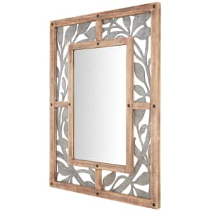 Home Decorators Collection 39" x 29" Antiqued Farmhouse Mirror for $83 Home Decorators Collection 39" x 29" Antiqued Farmhouse Mirror for $83