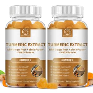 Turmeric Curcumin 60-Count Gummies for $15