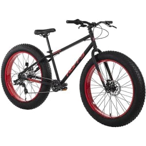 Huffy Maunga Mens Fat Tire Bike, 4-Inch Knobby Tires, Off-Road Mountain Bike, Dual Disc Brakes, for $524