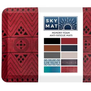 Sky Solutions Anti Fatigue Floor Mat - 3/4" Thick Cushioned Kitchen Rug, Standing Desk Mat - for $63