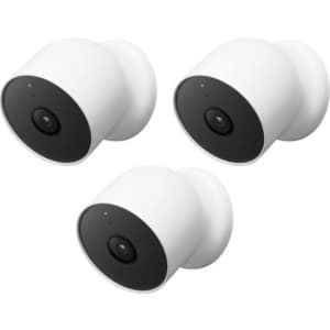 Google Nest Cam 2 Indoor / Outdoor Security Camera 3-Pack for $300 for members