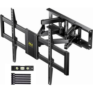 AM Alphamount Full Motion TV Wall Mount for Most 37-75" TVs for $50