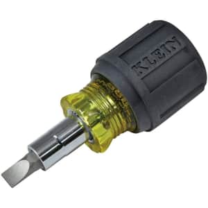 Klein Tools Stubby Multi-Bit Screwdriver / Nut Driver for $11