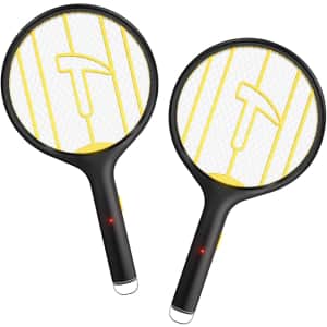 Electric Fly Swatter Racket 2-Pack for $10