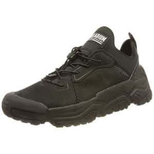Palladium Unisex Low-Top Sneakers, Black, 7 US Women for $80
