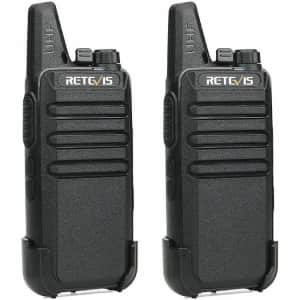 Retevis RT22 UHF 2-Way Radios Long-Range Walkie Talkie 2-Pack for $20 Retevis RT22 UHF 2-Way Radios Long-Range Walkie Talkie 2-Pack for $20