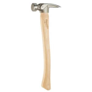Milwaukee 19-oz. Milled Face Hickory Handle Framing Hammer for $14