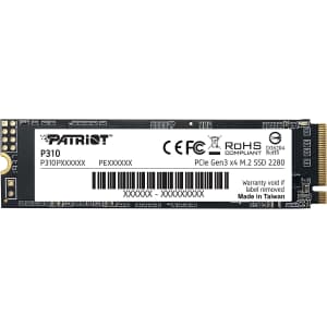 Patriot P310 960GB Internal SSD for $45